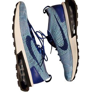 Nike Air Max Flyknit Blue and White Sneakers Men's Size 10.5 New In Box